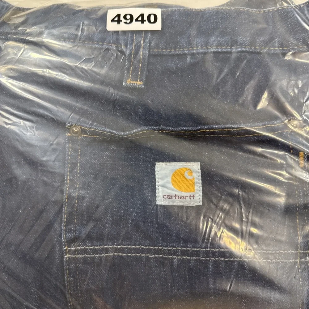 Carhartt Double Knee Rugged Flex Relaxed Fit Logger 103890-l10 Denim  42 x 30